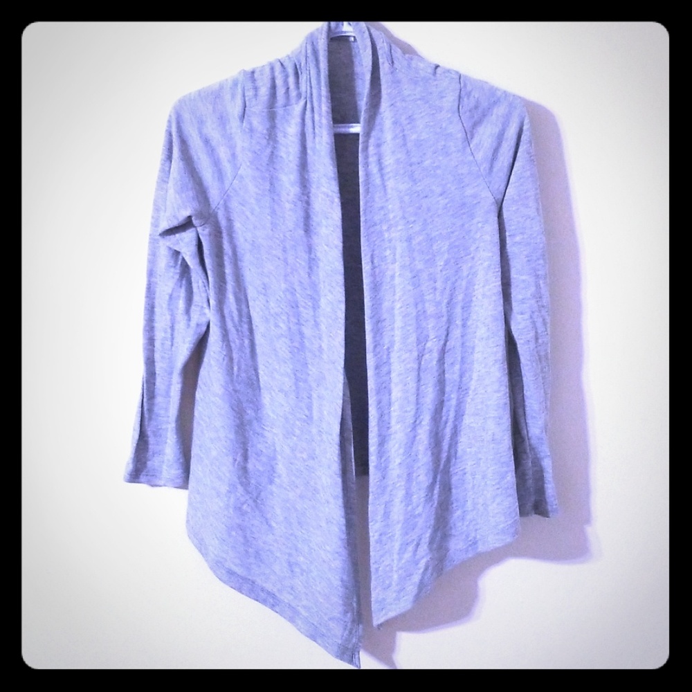 Gray cardigan